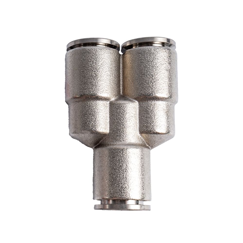 Metal Pu Fitting Y-joint 12mm